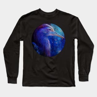 Heron Spirit, Beautiful Wildlife Long Sleeve T-Shirt